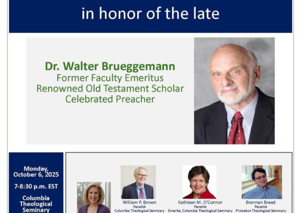 Theology in the Archive: The Living Memory of Dr Walter Brueggemann
